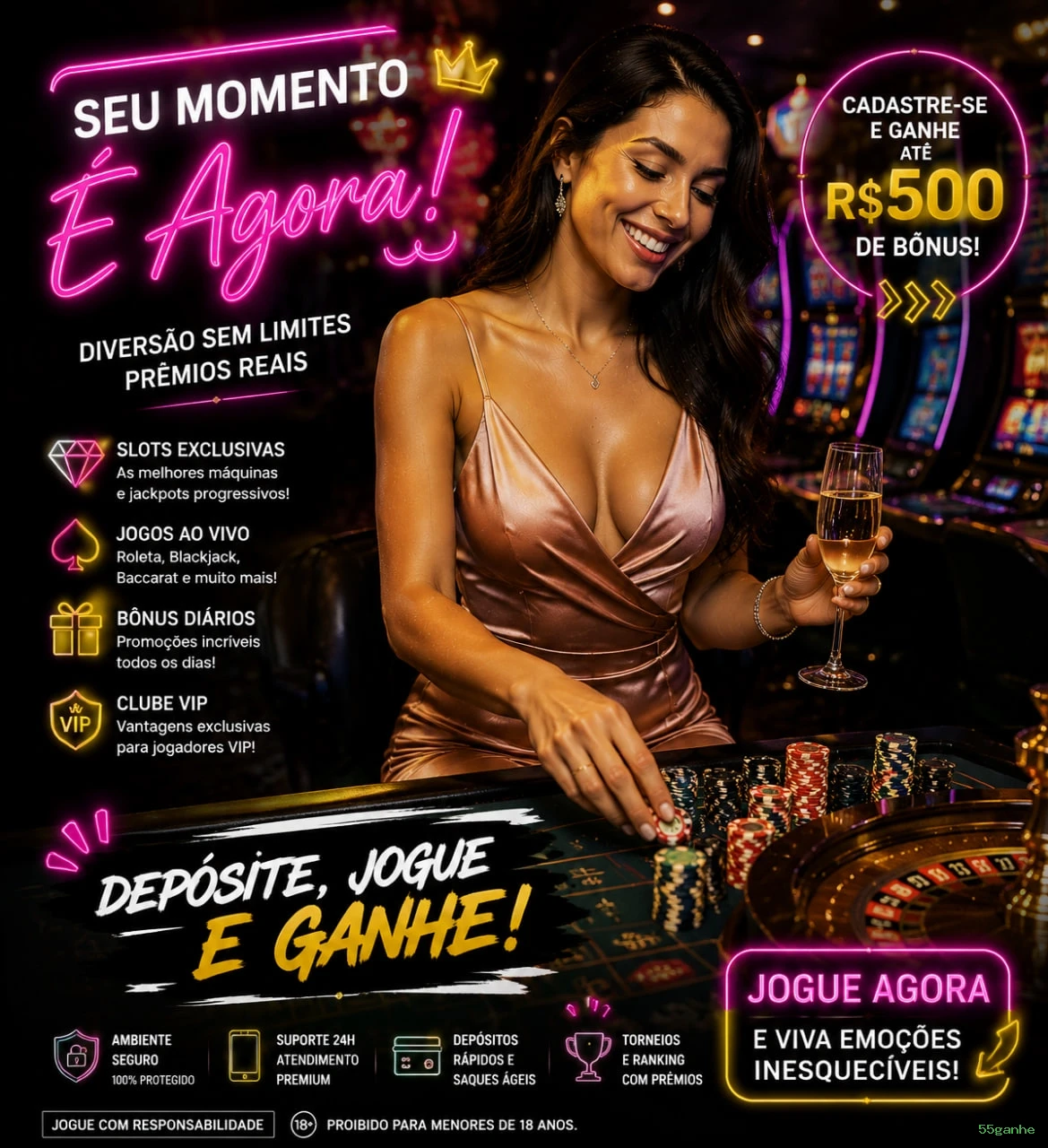 Download gratuito do app da 55ganhe